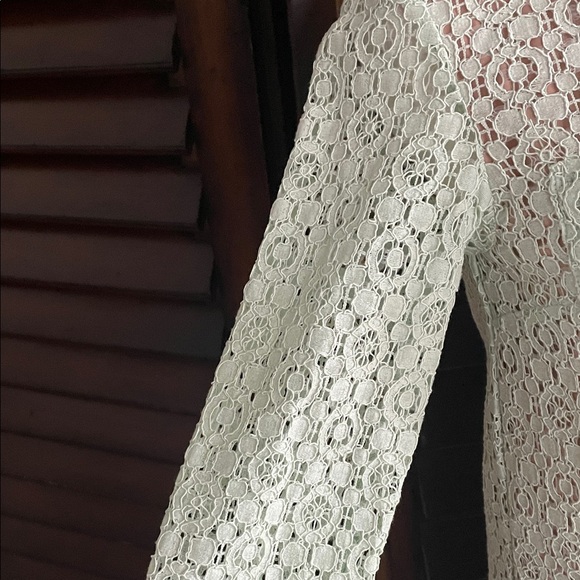 NWT Victoria Beckham Target Mint Green Lace Easter Dress Large - Picture 8 of 13